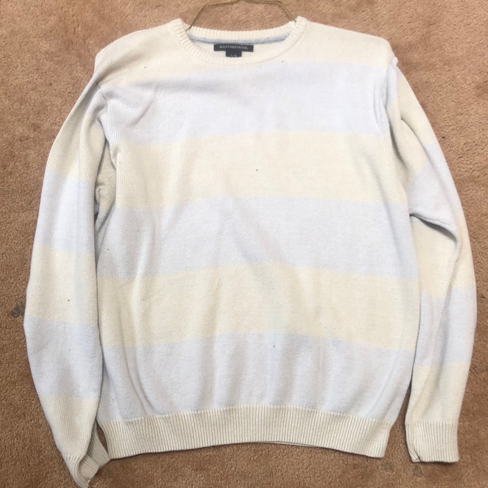 Striped knit sweater